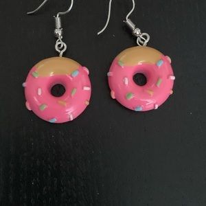 Jewelry - Pink Donut Earrings Jewelry - Pink Donut Earrings